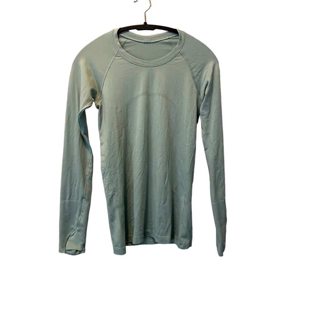 Lululemon Swiftly Tech Long Sleeve 2.0 Shirt Sage Green Size 6